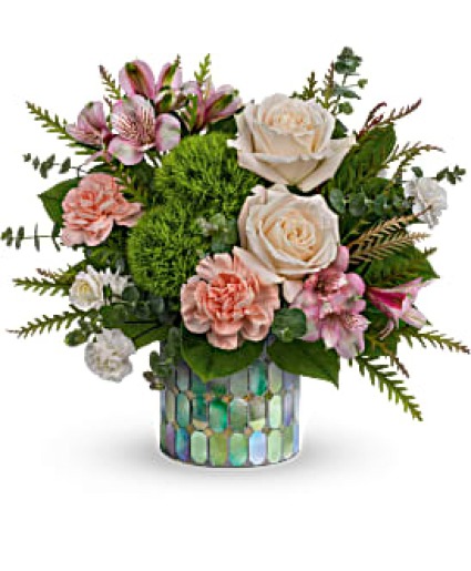 TEV64-5 Storybook Garden Keepsake Vase
