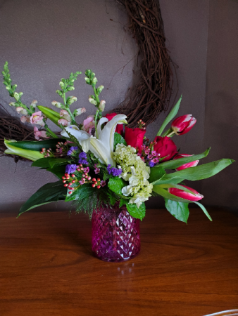 Straight to the heart fresh arrangement 