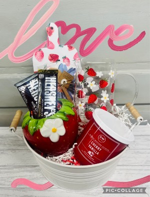 Strawberries & Cream Gift Basket  