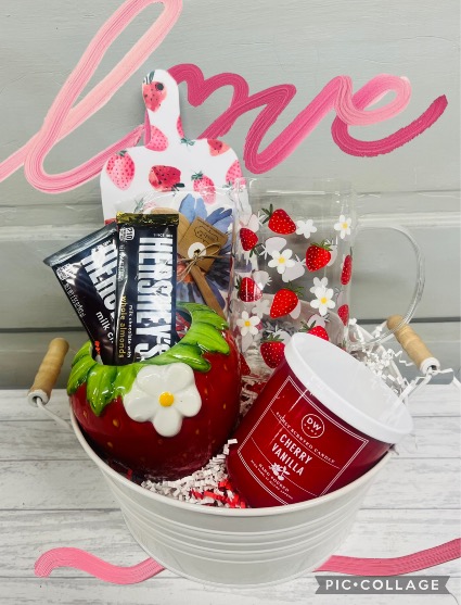 Strawberries & Cream Gift Basket  