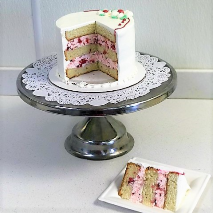 Strawberry Creme Cake Fresh from the Bakery