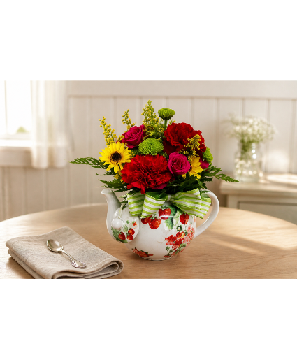 Strawberry Fields Teapot
