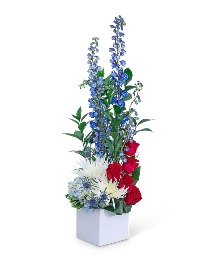 Strength and Valor Flower Arrangement