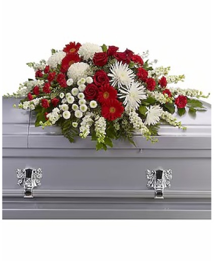 Strength And Wisdom Casket Spray 
