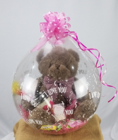 Stuffed Balloons Gift Basket