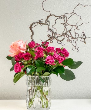 Stunning Cut Glass and Roses Limited Edition