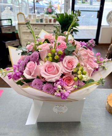 Stunning Delivery Paper Wrapped Bouquet in Loganville, GA | Flowers From The Heart
