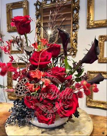 Stunning Scarlet  in Orinda, CA | SaraBella flower shoppe