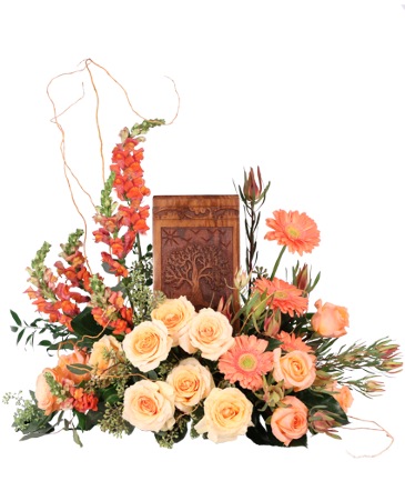 Sublime Reflection Cremation Flowers   (urn not included)  in Albany, NY | Ambiance Florals & Events