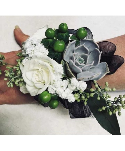 Succulent Garden Corsage