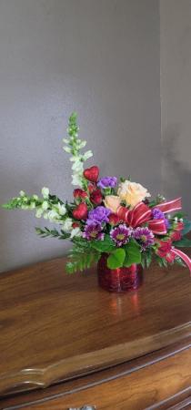 Sugar and spice Vase arrangement 