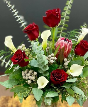 'Passionate Proteas’ Pink Protea Designer Choice Arrangement 