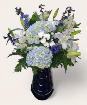 Summer Blues FHF-M814 Fresh Flower Arrangement (Local Delivery Area Only)