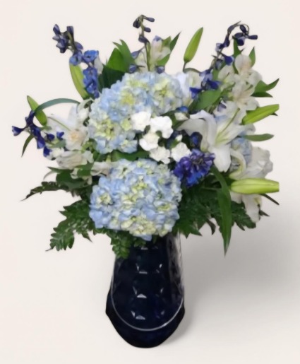 Summer Blues FHF-M814 Fresh Flower Arrangement (Local Delivery Area Only)