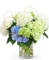 Summer Cloud Cylinder Vase