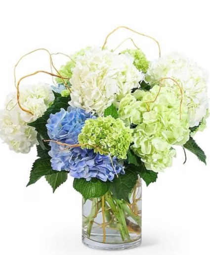 Summer Cloud Cylinder Vase