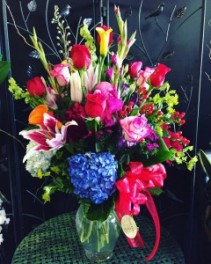 Colorful spring mix bouquet 