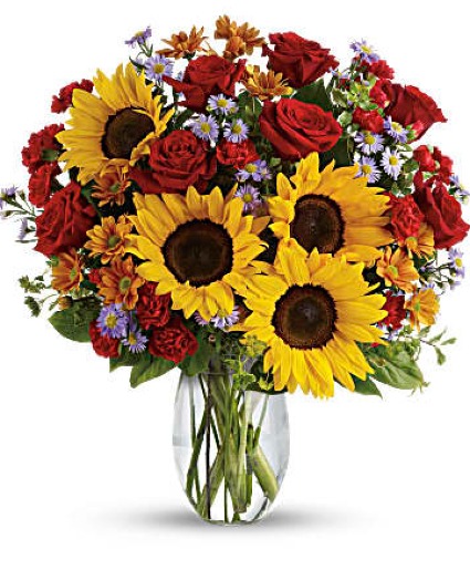 Summer Days Fresh arrangement in a vase