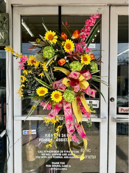 SUMMER/FALL DAYS WREATH  FRONT DOOR SILK WREATH