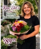 Summer Hand Tied Bouquet Mixed Seasonal Flowers