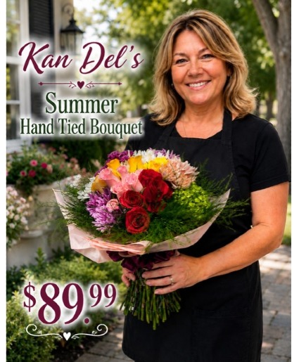 Summer Hand Tied Bouquet Mixed Seasonal Flowers