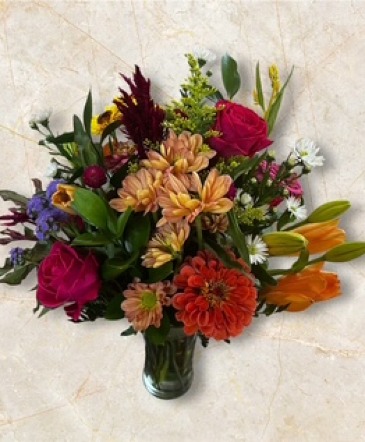 Summer Into Fall Vase in Bristol, VT | Scentsations Flowers & Gifts