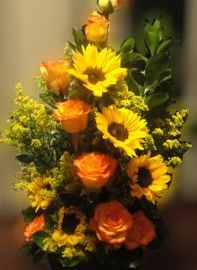 Autumn Magic Basket Arrangement