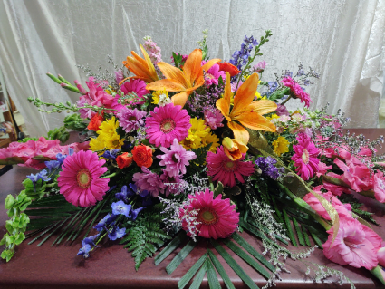 Summer Splendor Spray Casket Spray