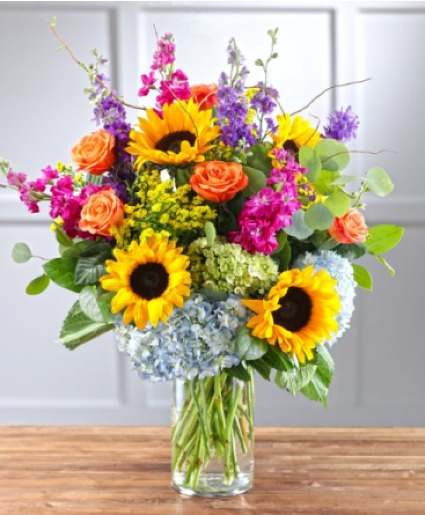 SUMMERTIME BLOOMS Vase Arrangement