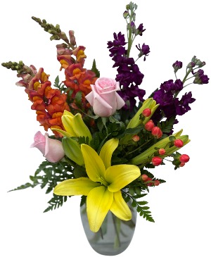 Sun Joy Vase Arrangement