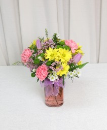 Sun Kissed Vase Color May Vary (Four Vase Colors in Stock)