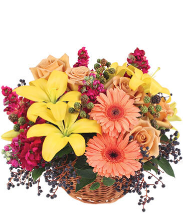 Sun-Kissed Country Floral Arrangement in Albany, NY | Ambiance Florals & Events