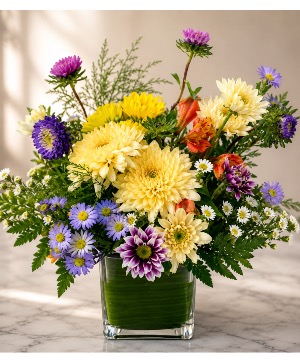 Sun Shower Vase Arrangement