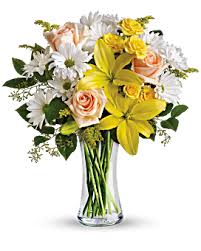 Sunbeams and Daisy Vase 