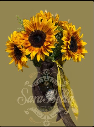 Sunflower Arrangement Vase Arrangement
