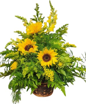 Sunflower Basket 