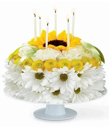 Sunflower Birthday Cake Birthday in Sun City Center, FL | SUN CITY CENTER FLOWERS AND GIFTS