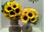 Sunflower Bridesmaids Bouquets