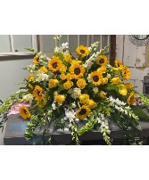 Sunflower Casket Blanket