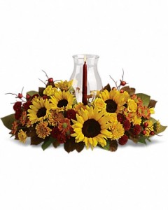 Sunflower Centerpiece by Telelfora Thanksgiving