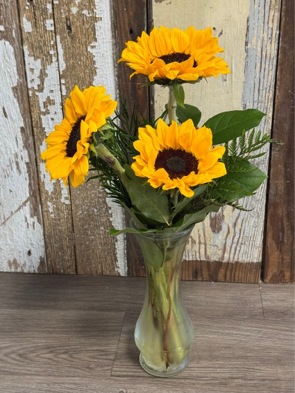 SUNFLOWER DELIGHT MULTI BUDVASE