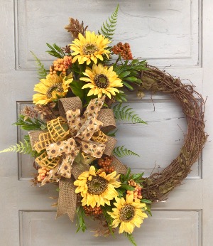 Sunflower Fields Wreath 