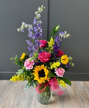Sunflower Garden Floral Arrangement in Wayne, NE | Bloom & Grace