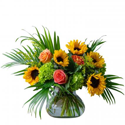 Sunflower Kisses Arrangement