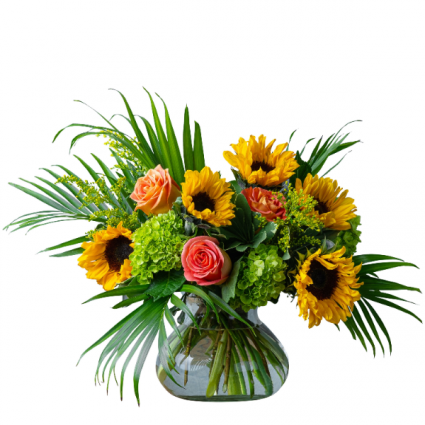 Sunflower Kisses Arrangement