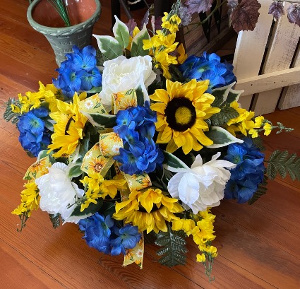Sunflower Mix Saddle (Silk) 