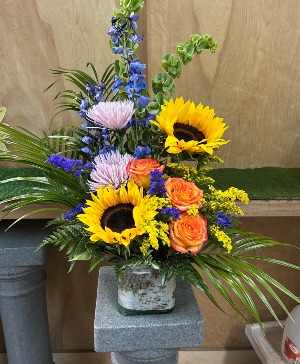 Sunflower Mixed Arrangement Fresh Flowers