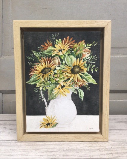 Sunflower Pitcher Art 