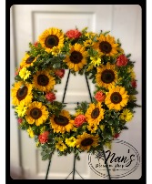 Sunflower Radiance 18" Wreath