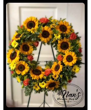 Sunflower Radiance 18" Wreath